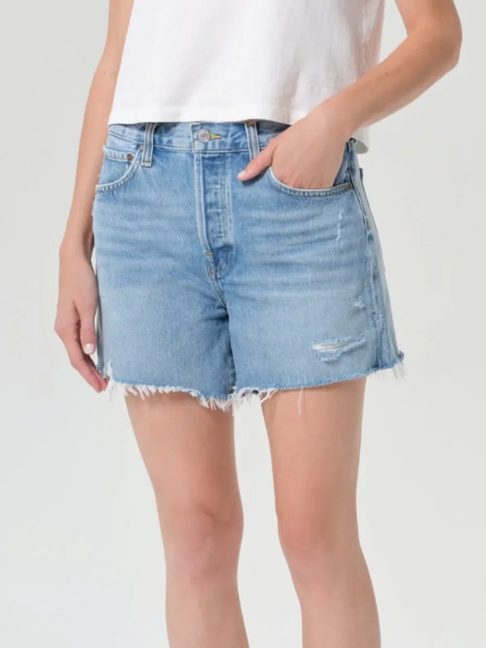 PRICE FIRM! Agolde Parker Long Shorts in 